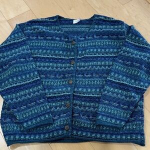 ALPS cotton blend cardigan sweater - VINTAGE